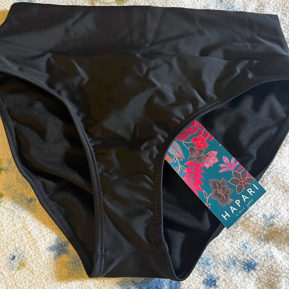 Hapari Elegant Black Bikini Bottoms